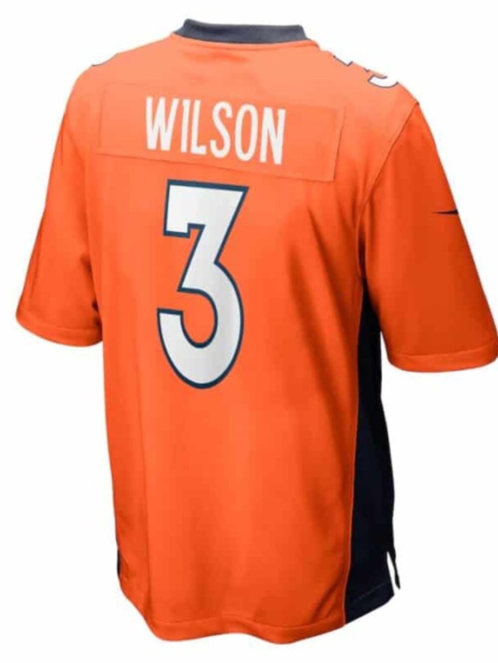 Russell Wilson Nike NFL Denver Broncos Orange Men's XL Game On Field Jersey New